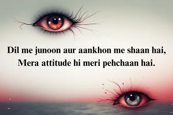 Roman attitude shayari in hindi for boys and girls