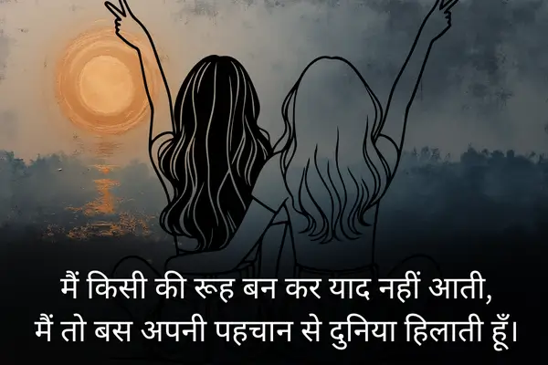 attitude shayari in hindi for girls