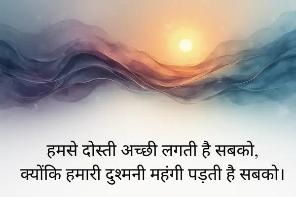 love attitude shayari in hindi for girls